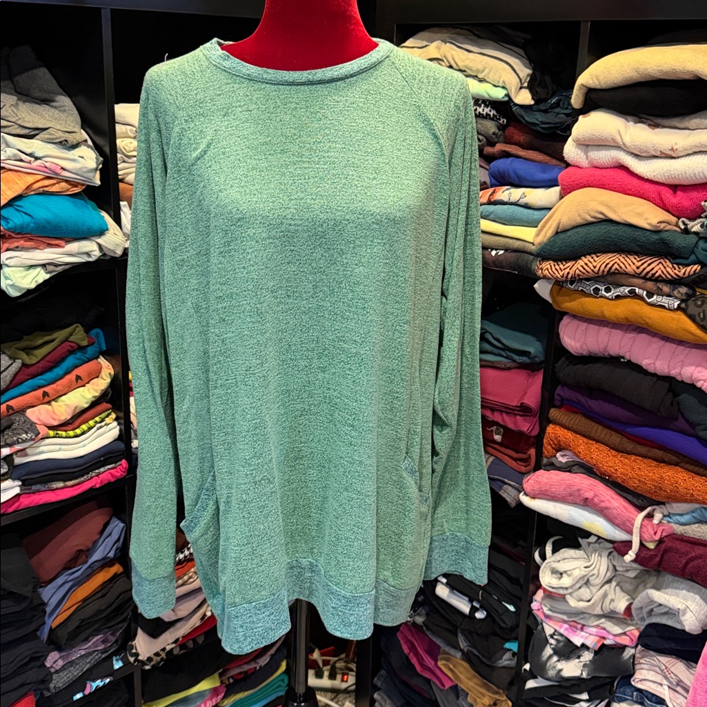 416 Green Pullover Sweatshirt Xl